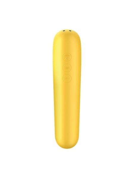 Masażer stymulator łechtaczki Satisfyer Dual Love żółty - 4